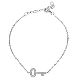 Pulseras Delicadas, Plata de Ley 925, Zirconia cúbica artificial