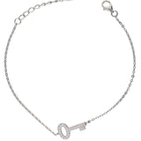 Pulseras Delicadas, Plata de Ley 925, Zirconia cúbica artificial
