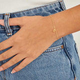 Pulseras Delicadas, Bañado en oro, Sin piedra