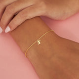 Pulseras Delicadas, Bañado en oro, Sin piedra