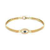 Pulseras Delicadas, Bañado en oro, Zirconia cúbica artificial