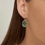 Gotas, Plata de Ley 925, Cristal Swarovski artificial