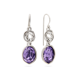 Gotas, Plata de Ley 925, Cristal Swarovski artificial