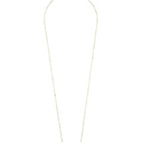 Collar colgante, Bañado en oro, Zirconia cúbica artificial