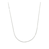 Collar Delicado y Festivo, Plata 925 bañada en rodio, Sin piedra