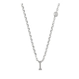 Collar colgante, Plata 925 bañada en rodio, Zirconia cúbica artificial
