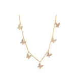 Cadena de elementos, Bañado en oro, Zirconia cúbica artificial