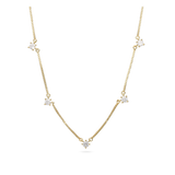 Cadena de elementos, Bañado en oro, Zirconia cúbica artificial