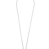 Collar colgante, Plata 925 bañada en rodio, Zirconia cúbica artificial