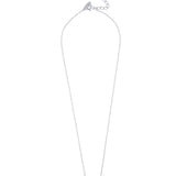 Collar colgante, Plata de Ley 925, Plata 925 bañada en rodio, Zirconia cúbica artificial