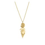 Collar colgante, Bañado en oro, Sin piedra
