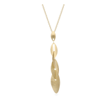 Collar colgante, Bañado en oro, Sin piedra
