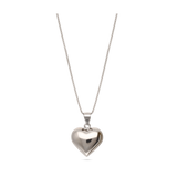Collar colgante, Plata 925 bañada en rodio, Sin piedra
