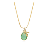 Collar colgante, Bañado en oro, Vidrio de plomo