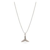 Collar colgante, Plata 925 bañada en rodio, Sin piedra