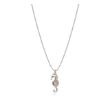 Collar colgante, Plata 925 bañada en rodio, Sin piedra