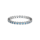 Anillo Delicado, Plata 925 bañada en rodio, Zirconia cúbica artificial