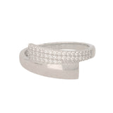 Anillo Delicado, Plata 925 bañada en rodio, Zirconia cúbica artificial
