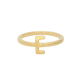 Anillo Delicado, Bañado en oro, Sin piedra