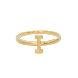 Anillo Delicado, Bañado en oro, Sin piedra