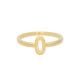 Anillo Delicado, Bañado en oro, Sin piedra