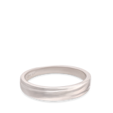 Anillo Delicado, Plata 925 bañada en rodio, Sin piedra