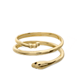 Anillo Delicado, Bañado en oro, Zirconia cúbica artificial