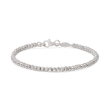 Pulseras Delicadas, Plata de Ley 925, Sin piedra