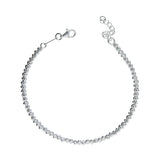 Pulseras Delicadas, Plata de Ley 925, Sin piedra