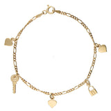 Pulseras Delicadas, Bañado en oro, Sin piedra