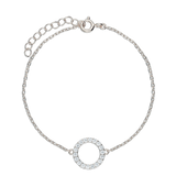 Pulseras Delicadas, Plata de Ley 925, Zirconia cúbica artificial