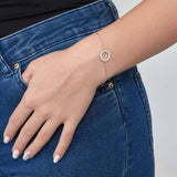 Pulseras Delicadas, Plata de Ley 925, Zirconia cúbica artificial