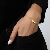 Pulseras Delicadas, Bañado en oro, Sin piedra