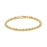 Pulseras Delicadas, Bañado en oro, Sin piedra
