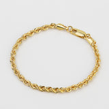 Pulseras Delicadas, Bañado en oro, Sin piedra