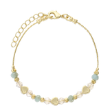 Pulseras Delicadas, Bañado en oro, Cristal Swarovski artificial