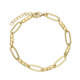 Pulseras Festivas, Bañado en oro, Sin piedra