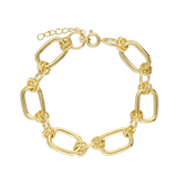 Pulseras Festivas, Bañado en oro, Sin piedra