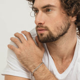 Pulsera unisex, Acero inoxidable, Sin piedra