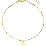 Pulseras Delicadas, Bañado en oro, Sin piedra