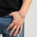 Pulsera de hombre, Acero inoxidable, Sin piedra