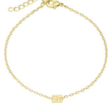 Pulseras Delicadas, Bañado en oro, Sin piedra