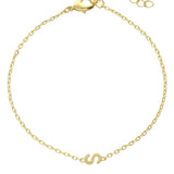 Pulseras Delicadas, Bañado en oro, Sin piedra