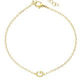 Pulseras Delicadas, Bañado en oro, Sin piedra