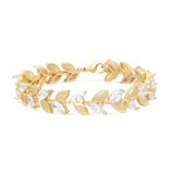 Pulseras Festivas, Bañado en oro, Zirconia cúbica artificial