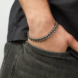 Pulsera de hombre, Acero inoxidable, Sin piedra