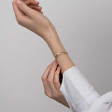 Pulseras Festivas, Bañado en oro, Sin piedra