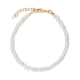 Pulseras delicadas, Bañado en oro, Perla cultivada