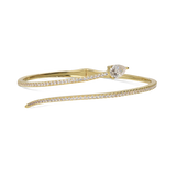 Esposas y brazaletes, Bañado en oro, Zirconia cúbica artificial