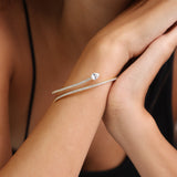 Esposas y brazaletes, Bañado en oro, Zirconia cúbica artificial